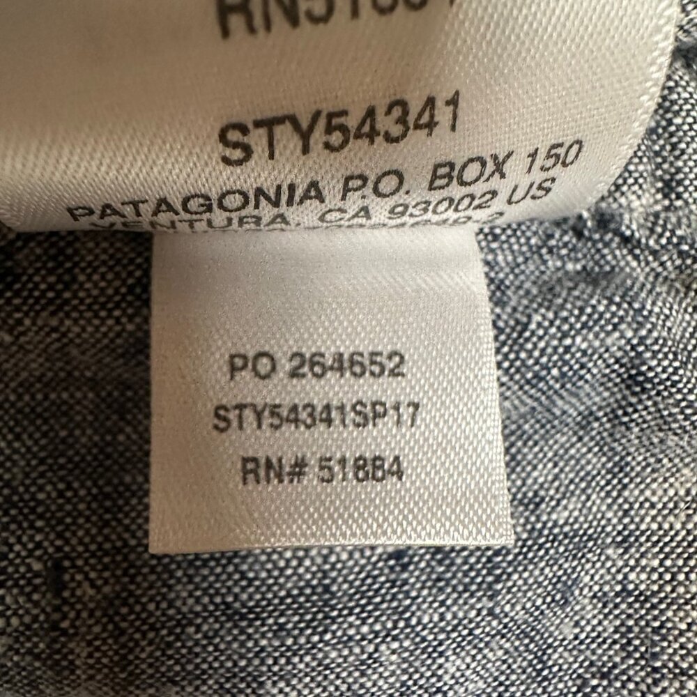Patagonia Gray High-Waist Linen-Blend Drawstring Shorts - Picture 7 of 7